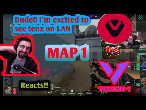 Shroud  Reacts to  SEN  Vs  V1!! GRAND FINALS !! MAP 1