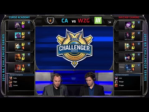 Curse Academy vs Wazabi Gaming | Game 1 Quarter Finals S4 NA CS #2 Summer 2014 | CA vs WZG