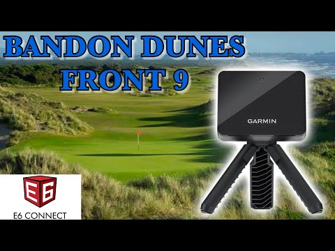 Playing 9 holes on E6 Connect with the Garmin R10 - Bandon Dunes front 9