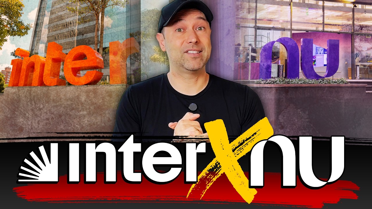 OS MELHORES BANCOS DIGITAIS | NUBANK ou BANCO INTER? Qual é o MELHOR BANCO para INVESTIR em 2024?