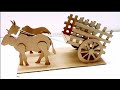How To Make Bullock Cart With Cardboard DIY Bullock Cart Easy Cardboard Craft