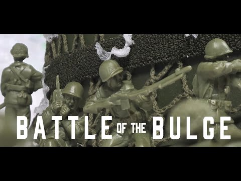 BATTLE OF THE BULGE - Playset Review and Stop Motion