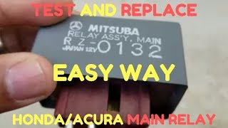 How to Test and Replace Main Relay | Honda Acura 92-00 | Car No Start
