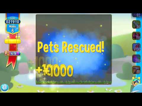 Pet Rescue Saga Level 6666 - NO BOOSTERS | SKILLGAMING ✔️