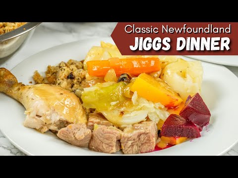 Traditional Newfoundland Jiggs Dinner