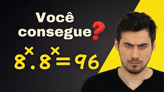 🔥 Desafio: você consegue resolver essa equação exponencial?