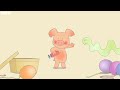 Wibbly Pig 4 Balloons