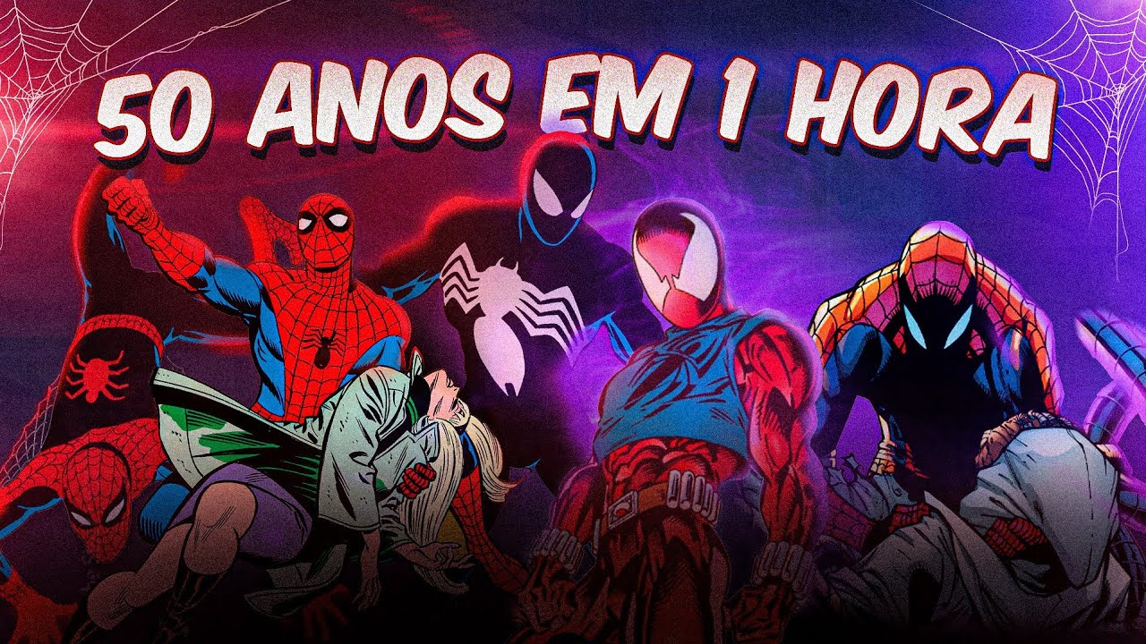 A HISTÓRIA COMPLETA DO HOMEM-ARANHA EM 2 HORAS (ou quase isso)