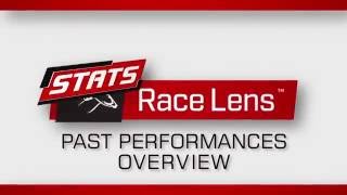 STATS Race Lens Tutorial - Past Performances Overview