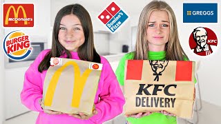 Eating Only VEGAN Fast Food for 24 HOURS! | Family Fizz