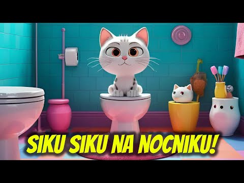 SIKU SIKU NA NOCNIKU 🚽🚾 - PIOSENKA DISCO DLA DZIECI O NOCNIKU - KOCIE MELODIE 😸🎶