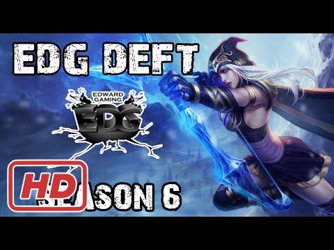 EDG Deft Ashe vs Caitlyn ADC Ranked Challenger Korea