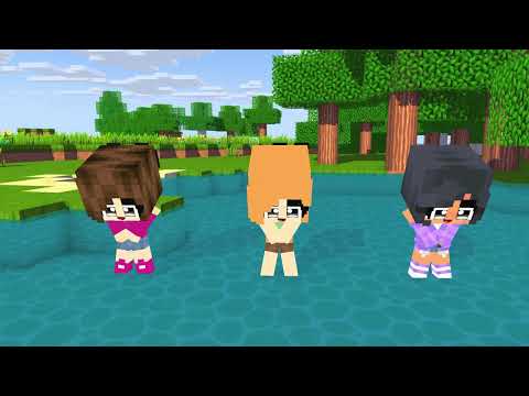 :DUN DUN DANCE MEME WITH CUTE ALEX APHMAU AND JULIA  MINECRAFT ANIMATION