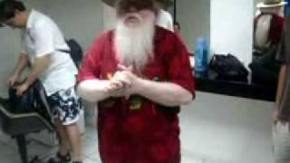 Hermeto no camarim do Fenart 2010 ( João Pessoa-PB ) - Pt. 1