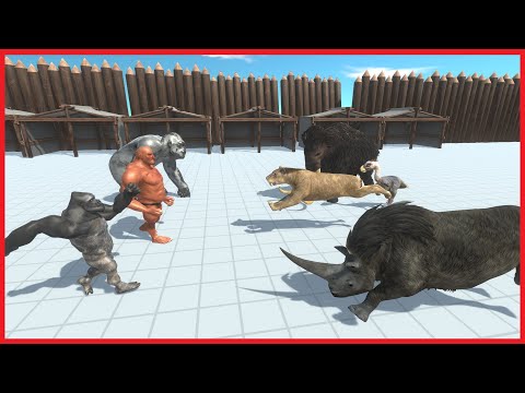 GORO THE GIANT, KING KHUNG, HILLGIANT VS FACTIONS ($imiliar Price) - ANIMAL REVOLT BATTLE SIMULATOR