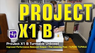 Video thumbnail for Pro-Ject X1 B Turntable, Improved, Balanced, Unboxed | The Listening Post | TLPCHC TLPWLG by The Listening Post Christchurch | TLPCHC