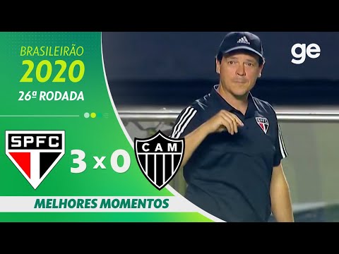 Gols e lances de São Paulo x Atlético Mineiro