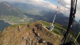 preview picture of video '120528 Paragliding Rigi Staffelhöhe Kulm, Ozone Geo 3'