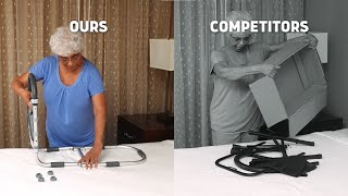 Product video: Lunderg Bed Rails for Elderly Adults Safety w/ Led Light & Storage Bag