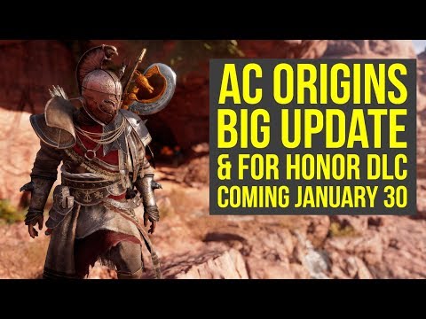 Assassin's Creed Origins DLC BIG UPDATE + For Honor Content Coming January 30th (AC Origins DLC) Video