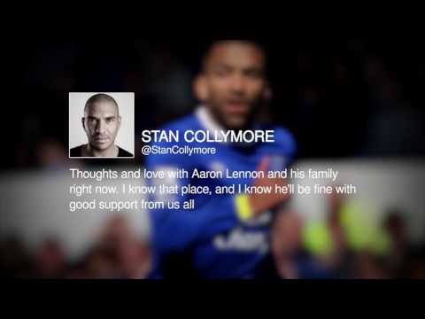 Sporting world shows support for Aaron Lennon