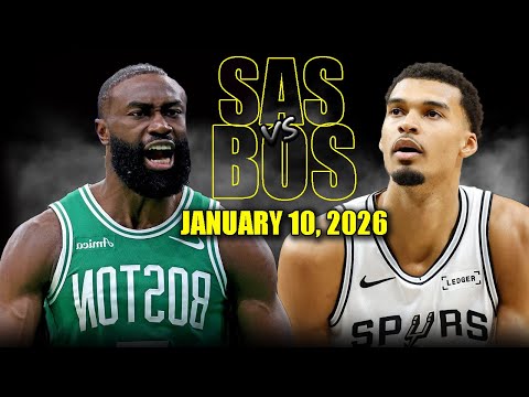San Antonio Spurs vs Boston Celtics Full Game Highlights – January 10, 2026 | NBA Season