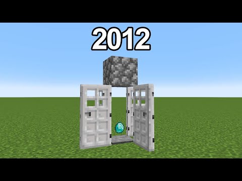 minecraft traps in 2012 vs now