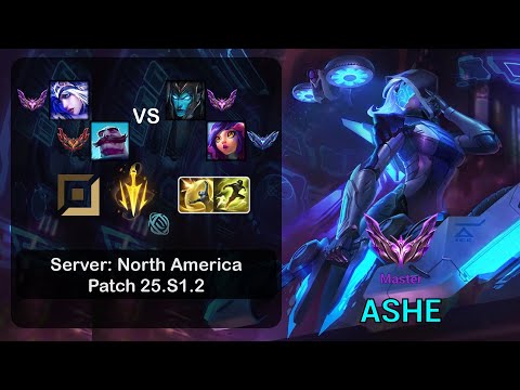 Ashe ADC + Braum vs Kalista + Neeko - NA Master - Patch 25.S1.2