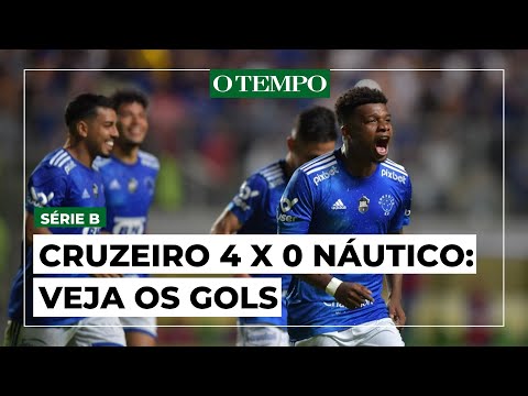 VEJA OS GOLS: Cruzeiro 4 X 0 Náutico