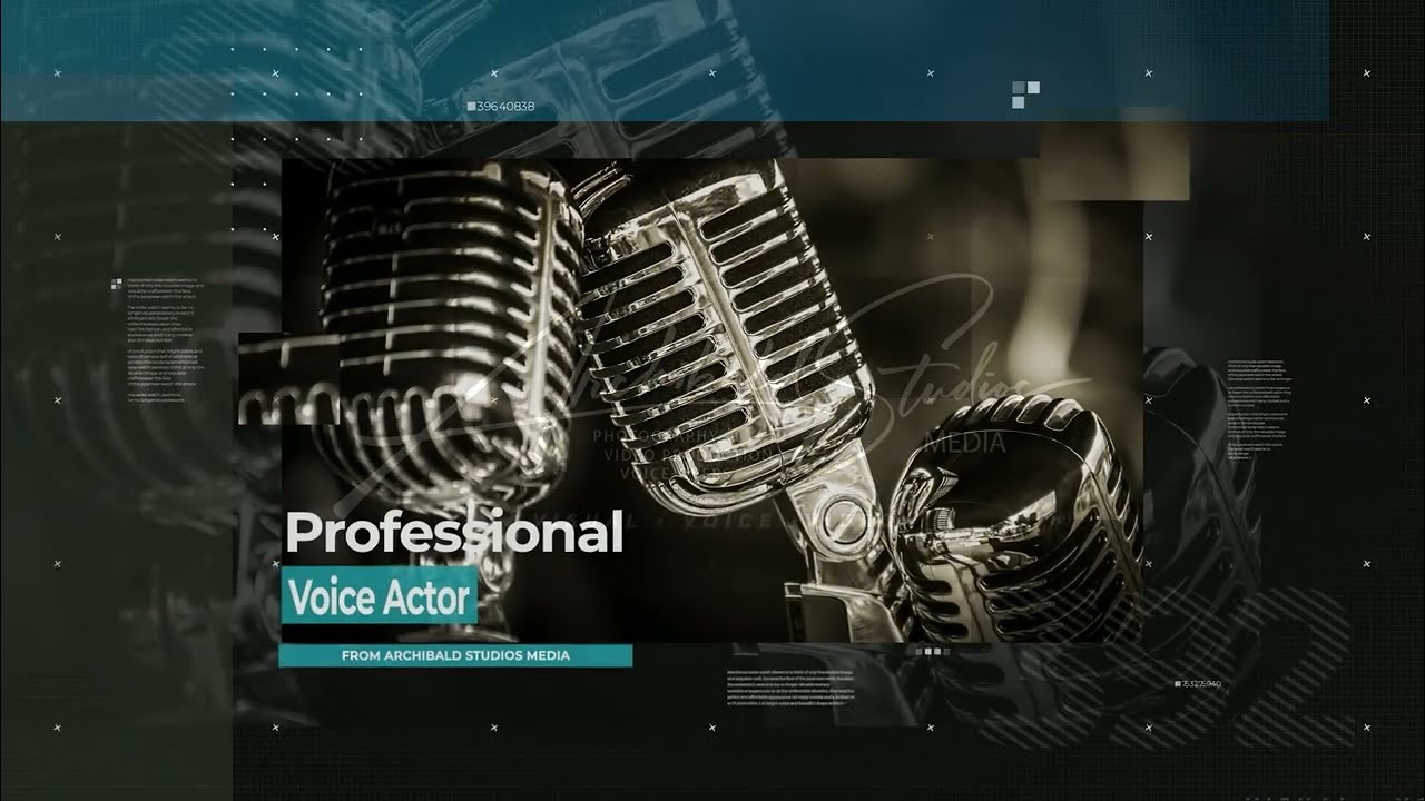 Promotional video thumbnail 2 for Archibald Studios Media - Voice Acting