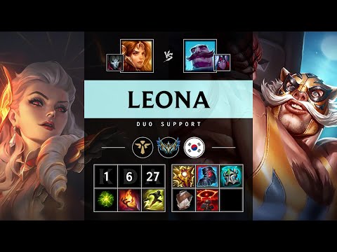 Leona Support vs Braum - KR Challenger Patch 25.16