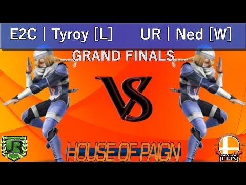House of Paign IX  GRAND FINALS - E2C | Tyroy [L] (Sheik, Meta Knight) vs UR | Ned [W] (Sheik)