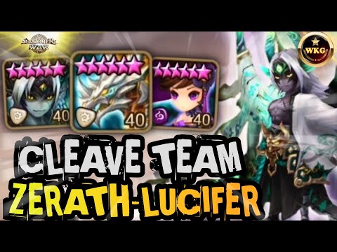 THE BEST CLEAVE TEAM with LUCIFER and ZERATH IN RTA SUMMONERS WAR