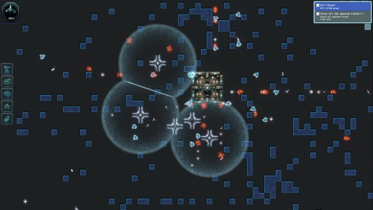 Dark Wisps Defence v0.2 gameplay preview