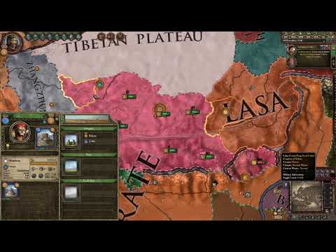 Let's play CK2 Jade Dragon with CK2+ mod / Lhaze (Tibet) - part 130