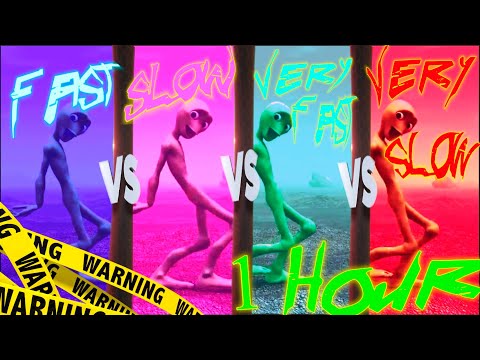 (1 HOUR) FUNNY ALIEN DANCE VS Dame tu cosita VS Alien dance VS funny alien(funny video)