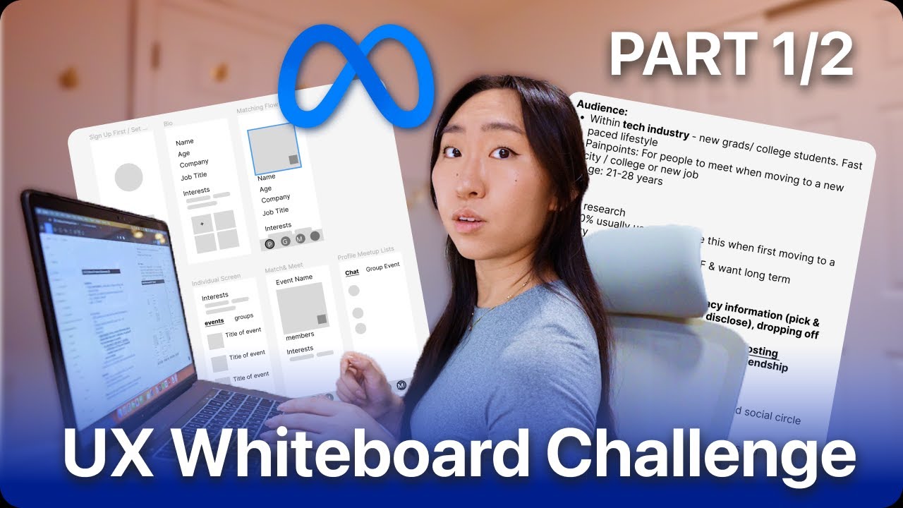 (1/2) UX Mock Whiteboard Challenge: With Meta Designer