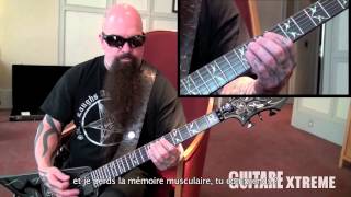 KERRY KING (SLAYER) GUITAR LESSON - Guitare Xtreme #70