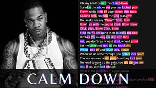 Busta Rhymes - Calm Down | Lyrics, Rhymes Highlighted