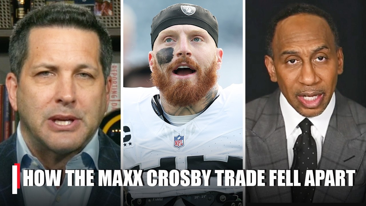 Adam Schefter & Stephen A. among those reacting to Ravens BACKING OUT of Maxx Crosby trade 👀