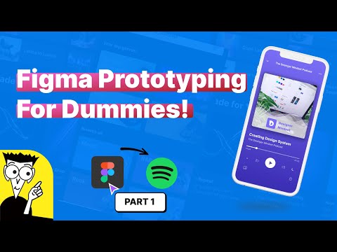 Simple Prototype  | Figma Prototyping with Spotify app | part 1