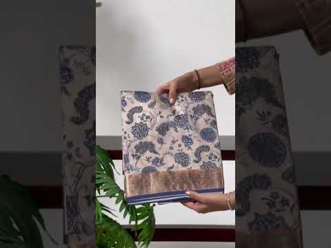 Pink Elegant Tasar Silk Printed Saree with Viscose Border & Matching Unstitched Blouse – Premium Traditional Party & Festive Wear