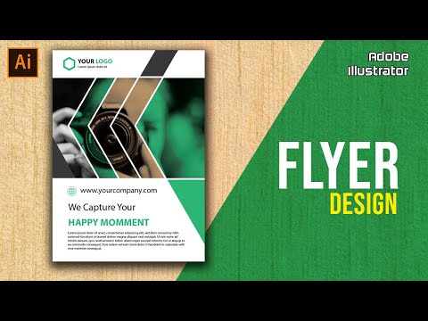 Illustrator CC Tutorial Graphic Design Business Flyer Design