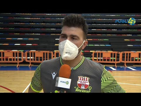 Aquile Molfetta-Città di Melilli 4-5 (intervista Lopopolo)