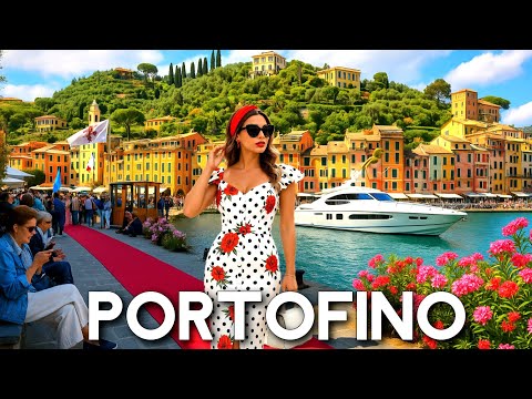 Italy 🇮🇹 PORTOFINO I Italian Riviera in 4K – A Scenic Walk Through Paradise