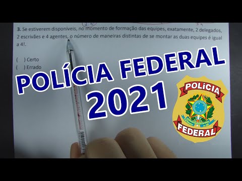 FEDERAL POLICE QUESTIONS #3 - PF 2021