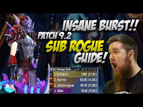 BLAST DPS AS SUB!! -  Sublety Rogue raid dps guide and how to play venthyr Patch 9.2 SFO #wow #guide