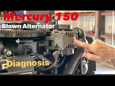 2014 Mercury 150 Alternator Test & Replace
