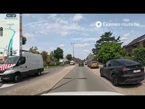 Examenroute Aalst Centrum - Examencentrum Erembodegem