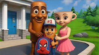 Download lagu Tung Tung Tung Sahur Goes To School For The First Time!😲🎒| Funny Brainrot Animation mp3